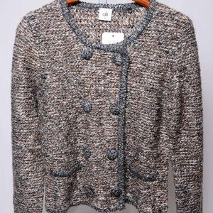 CAbi women's NWT brown & cream sweater sz M